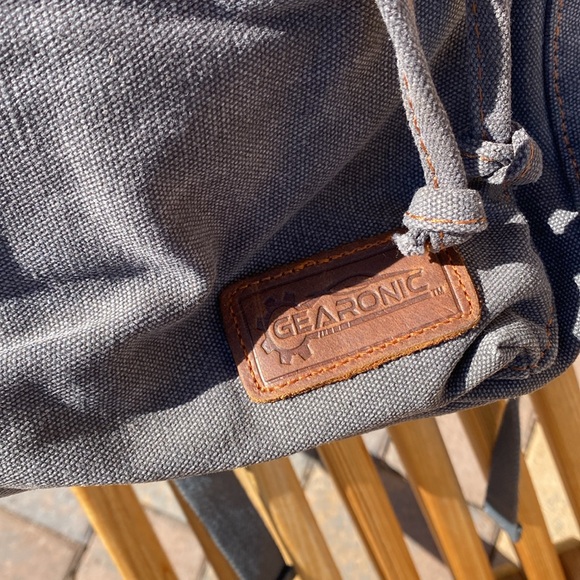 Gearonic Canvas Backpack Rucksack for Travel Canvas Laptop Backpack - Picture 2 of 6